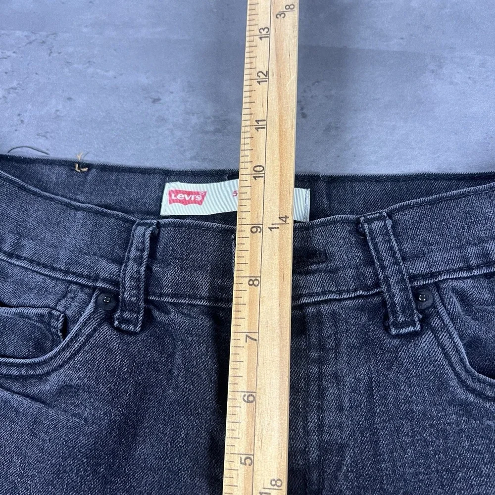 Levi's Strauss 511 Jeans Boys 29x29 18 Black‎ Reg Slim Fit Stretch Denim